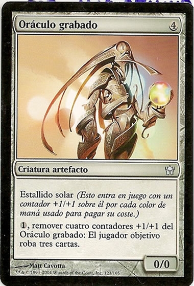 Magic quinto amanecer oráculo grabado 121/165